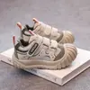 Sapatos Femininos 2025 Outono Novo Tênis de Malha Solado Macio Sapatos de Malha Respiráveis Tênis Roxos Infantis para Meninas