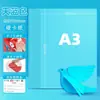 Papelão Azul Tamanho Grande Folha Inteira Materiais de Artesanato Infantil para Jardim de Infância, Papel Colorido Espesso de Fundo