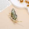 Broche de mariposa estilo coreano Mori natural insecto artificial aleación broche elfo libélula ropa versátil ramillete pin
