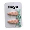Nuevo Pinza para el Cabello Dulce con Lazo Estilo Coreano para Niñas, Pinza BB Versátil con Forma de Estrella para Flequillo Lateral, Goma para el Cabello de Caramelo para Niños