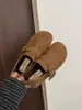 Zapatos de mujer, suela plana simple, hebilla de moda, estilo retro, nuevos mocasines slip-on 2026, mules casuales