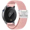 Adecuado para Huawei Gt5 Watch Correa de Bucle Trenzada de Nylon Samsung Watch4567 Hebilla de Paraguas Blanco Perla