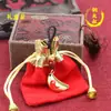 Copo Mini Tai Chi de Cobre Copo de Adivinhação Yin-Yang Copo Risonho Copo Realizador de Desejos Pingente de Chaveiro Atacado