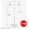 Soporte de Pie Plegable para Pósteres de Acero Inoxidable con Forma de T, Soporte Telescópico para Carteles, Soporte para Vallas Publicitarias, Soporte de Exhibición de Escritorio