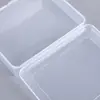 12.5 Caixa Plástica Transparente Retangular Caixa de Protetor Auricular Caixa de Armazenamento de Joias Caixa de Peças Sobressalentes Caixa de Contas para Joias Caixa de Equipamentos de Pesca