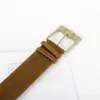 Cinto Larga Couro Sintético Cinto para Casaco Feminino com Decoração para Saia de Terno Couro Nubuck Marrom Retro Cinto Dropshipping