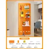 Tablero Perforado de Montaje en Pared, Estante Organizador de Entrada Sin Taladro, Estante Metálico para Escritorio, Accesorios de Pared, Estante de Exhibición y Almacenamiento