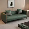 Sofá pequeño apartamento nórdico simple moderno dormitorio alquiler habitación simple celebridad de internet doble tres personas sala de estar sofá de tela