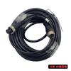 Cable de Disparador de Aviación M12 para Camión Cable de Extensión de Video de Vigilancia de Cuatro Vías con Conector de Aviación Grueso de Tres Agujeros