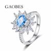 Anillo para mujer de plata esterlina S925 de cuerpo completo con forma de huevo, diamante verde, diamante rojo, diamante amarillo, azul marino, joyería de alta gama para fiesta de socialité de moda