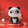 Enfeites de Panda da Sorte Solares Fofos Divertidos Acenando com a Cabeça Movidos a Energia Solar Pequenos Enfeites Sorte Boa Sorte Pequenos Enfeites