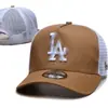 Gorra de Béisbol de Malla Trendy de Marca al por Mayor para Mujer, Nuevo Estilo Primavera y Verano, Logo Grande Bordado, Gorra de Malla Transpirable para el Sol