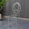 Salão de Banquetes de Hotel Atividades ao Ar Livre de Casamento Cadeira de Bambu Articulada Napoleon Fabricante Transfronteiriço Cadeira de Cristal Transparente Acrílica