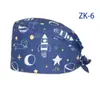 Gorro quirúrgico para mujer, gorro de algodón estampado, gorro para sala de operaciones de doctor, gorro de enfermera, gorro de luna, gorro para casa, gorro de chef tipo cúpula