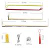 En Stock Faroles Infantiles de Año Nuevo y Festival de Primavera con Asa, Luces LED, Faroles con Gancho, Accesorios para Faroles