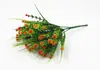 Maceteros Pequeños de Plantas Verdes, Vallas Divisorias, Decoraciones de Paisajismo, Flores Artificiales, Arreglos Florales, Helechos, Hojas de Eucalipto, Césped de Plástico