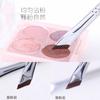 Pincel delineador de ojos dorado biselado pincel delineador de ojos pincel para cejas pincel para ojos nariz pincel de maquillaje en stock venta al por mayor una generación de cabello