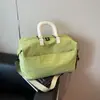 Bolsa de Viagem Portátil, Moderna e de Grande Capacidade para Mulheres, Bolsa de Bagagem para Viagens de Negócios de Curta Distância, Bolsa Esportiva e de Fitness Leve Transversal para Homens