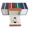Nueva Caja de Relojes con Tapa abatible, Caja de Embalaje para Relojes de Cuero PU de Alta Gama, Caja de Almacenamiento para Relojes, Venta Directa del Fabricante