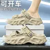 Sandalias de verano para hombre, nuevas de EVA para exteriores, antideslizantes, de doble propósito, zapatos de agua, adecuadas para conducir, uso casual y para la playa