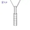 Colar de Contas com Nome Gravado Transfronteiriço DIY Família Casal Aço Inoxidável Presente de Feriado Fabricante Colar Gravado