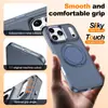 Adequado para iPhone 17 Promax Névoa de Gelo Textura Fosca Antiderrapante Capa Protetora para Celular Apple 16 Suporte Magnético
