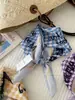 Algodón suave y lino transpirable aptos para la piel protección para el cuello cuadrado pequeño punto de ola flor de anacardo turbante exportación coreana bufanda individual bufanda de seda damas