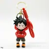 Llavero One Piece colgante de Luffy dibujos animados transfronterizos One Piece Luffy amuleto para mochila de niños figura pequeña juguete