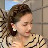 Diadema Ancha de Moda Retro Estilo Coreano de Gamuza con un Toque de Lujo, Accesorio para el Cabello Versátil y Elegante para Mujeres