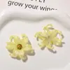 Parches de vidrio texturizado de alta calidad en colores mate para accesorios de pelo de flor de golondrina, tachuelas para pendientes DIY, accesorios para llaveros