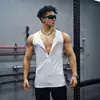 Chaleco de Fitness Muscular Hermanos para Hombre Talla Grande Correr Casual Deportes Sin Mangas Raya Vertical Secado Rápido Chaleco Deportivo para Hombre