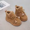 Zapatos de Algodón de Invierno para Niños 2026, Botas de Algodón con Borlas para Niñas Forradas de Felpa, Botas de Nieve de Invierno para Niños y Bebés