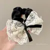 Scrunchies de Cabelo Exquisitos de Alta Qualidade para Mulheres 2026 Novo Estilo Coreano Elástico Extra Grande Acessórios de Cabelo em Cores Vintage