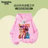 Sudadera con capucha para niña del Grupo Cazador de Demonios Otoño e Invierno 2025 Kpop Cazadores de Demonios Chaqueta de Terciopelo para Niños Tendencia