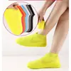 Impermeables Látex Silicona Estilo Nuevo Botas de Lluvia Cubrezapatos Antideslizantes Engrosados Resistentes al Desgaste Adulto Unisex Gadget Esencial para Días Lluviosos