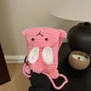 Bolsas Infantis de Crochê Desenho Animado Engraçadas Bolsas de Ombro para Meninas Para Sair Bolsas Transversais Fofas Mochilas Infantis Ultraleves