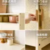 Armario de almacenamiento integrado de pared para comedor, armario de almacenamiento diverso para sala de estar, armario de cocina, gabinete de té de estilo crema para dormitorio