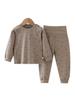 Bebê Dividir Roupas Classe A Algodão Primavera e Outono Bebê Meninos e Meninas Roupas de Outono Calças de Outono Terno Roupa Interior Infantil Pijamas Roupas de Casa