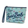 Amazon en stock Material de Buceo Bolsa de Lavado de Almacenamiento Impermeable Rayada Estampada Bolsa de Viaje Portátil de Mano Bolsa de Cosméticos