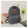 Mochilas Personalizadas para Escuela Primaria, Lona Estilo Dibujo Animado Lindo Estampado de Letras Correas con Amortiguación de Aire, Mochilas Unisex Estilo Invierno para Niños