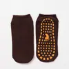 Calcetines de Piso para Niños, Antideslizantes, Calcetines Familiares de Educación Temprana para Bebés y Niños Pequeños, Calcetines para Parque de Atracciones y Trampolín, Calcetines Deportivos para Adultos y Yoga