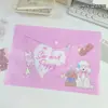 Bolsa de Archivo A4 con Broche de Presión Colección Dibujos Animados Carpeta de Estudiante de Alta Calidad Bolsa de Almacenamiento de Documentos de Oficina