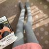 Calcetines de grasa de oveja Yazixin de alta calidad g leggings cálidos de otoño e invierno pantimedias gruesas con forro polar adelgazantes de cintura alta para mujer