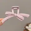 Pin de Pinza de Tiburón de Mezclilla con Lazo Simple Estilo Ins Coreano para Mujer 2025 Nuevo Pinza para el Cabello de Gama Alta Dongdaemun