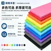 Almohadillas de forro de espuma EVA de colores, material de lámina a prueba de golpes, material de embalaje moldeado por estampado EVA amarillo y azul