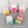 Zuecos de Resina con Agujeros para Niños Llavero DIY Señal de Estacionamiento Conejo Gato de Dibujos Animados Materiales Accesorios