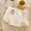 Populares Pantalones Cortos Tipo Boxer para Mujer Grado 10A Sin Costuras con Refuerzo de Algodón Extendido, Cintura Media, Transpirables, Ligeros, Tela de Seda de Hielo Enfriadora