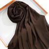 Bufanda chal casual de chifón transpirable de color sólido directo de fábrica para la cabeza, a prueba de viento, protector solar, accesorios de túnica para mujer