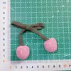 26 nuevos accesorios para el cabello de tela multicolor de cereza dulce, accesorios DIY para ropa, sombreros, zapatos, calcetines y accesorios de prendas