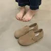 Mocasines Planos para Mujer Birkenstock Otoño 2025 Nuevos Lindos Retro de Punta Grande Birkenstock Zapatos Slip-On